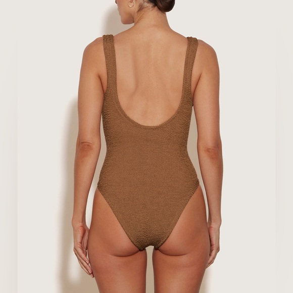 Hunza G Celine Swim With Tonal Hoops
Metallic Cocoa, BRAND NEW, $260 - Picture 4 of 10